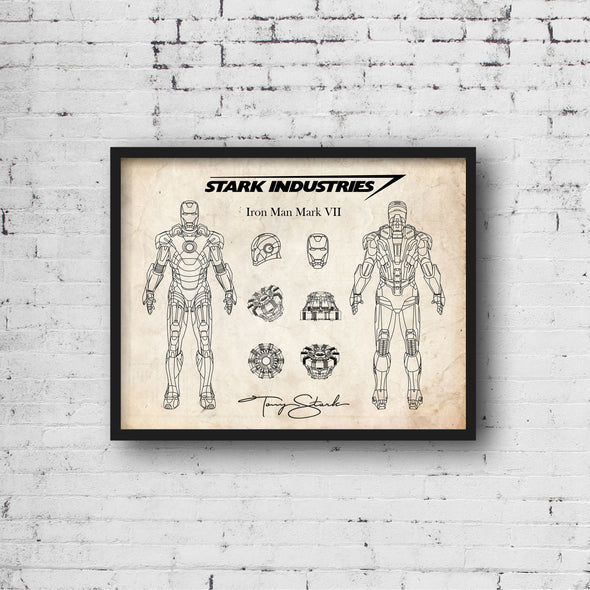 Iron Man Mark VII Art Print (#494)