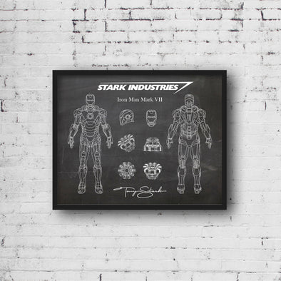 Iron Man Mark VII Art Print (#494)