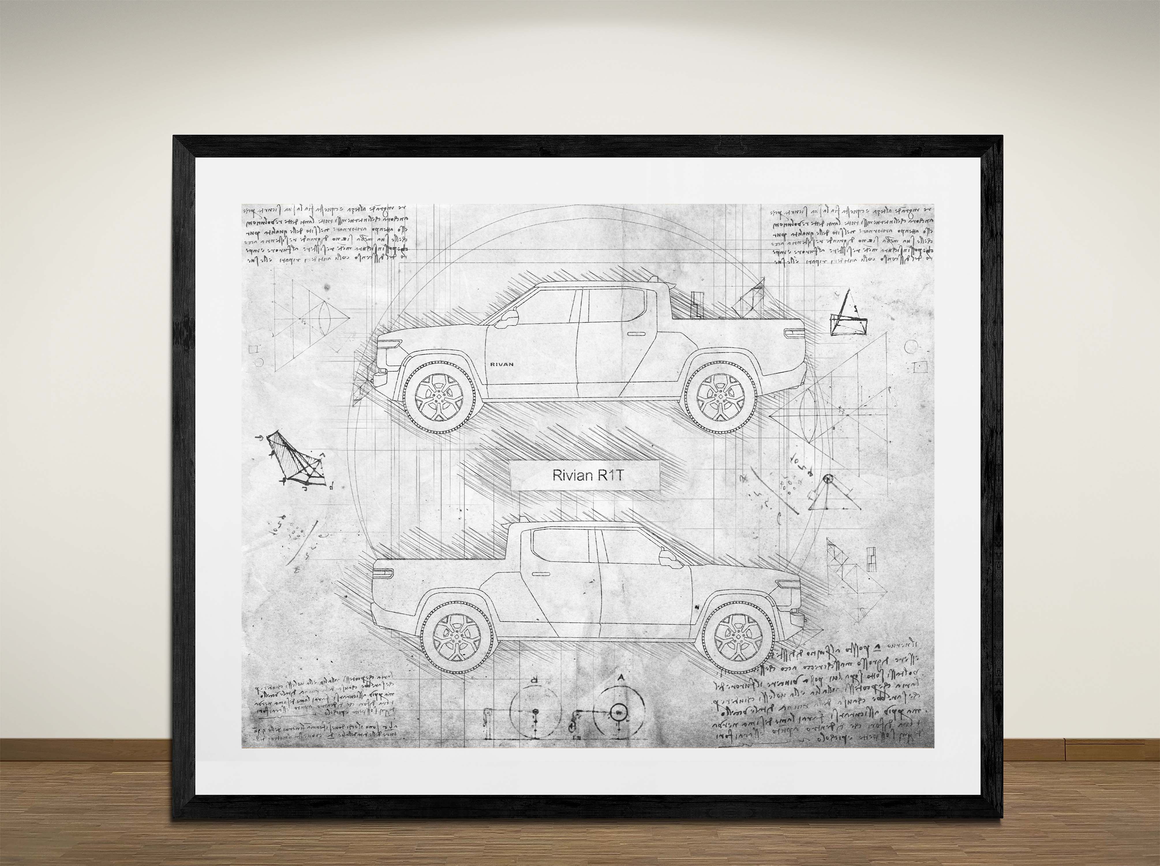 Paper Rivian R1t Rivian R1T | DolanPaperCo.com