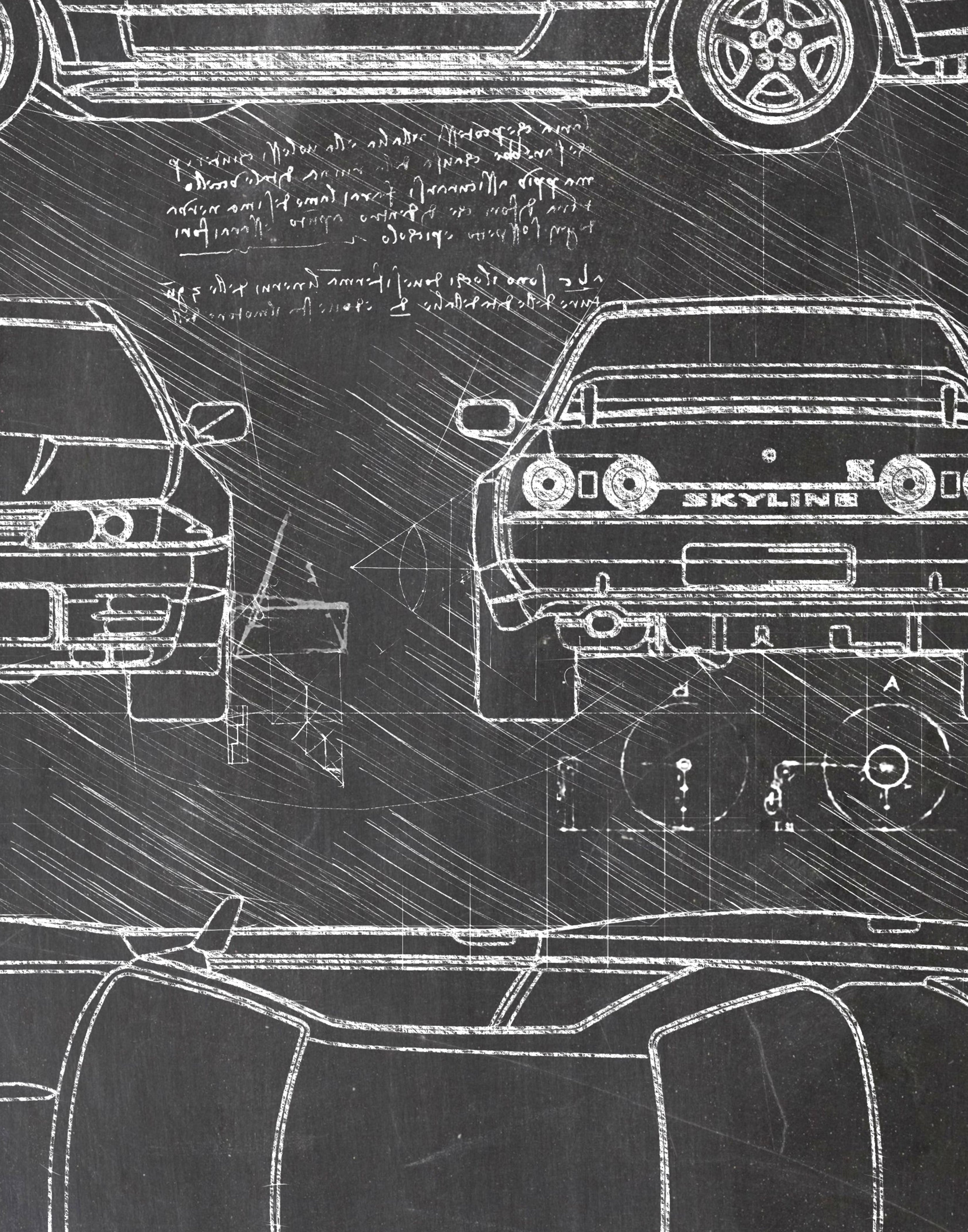 How To Draw A R32 How To Draw Nissan Skyline R32