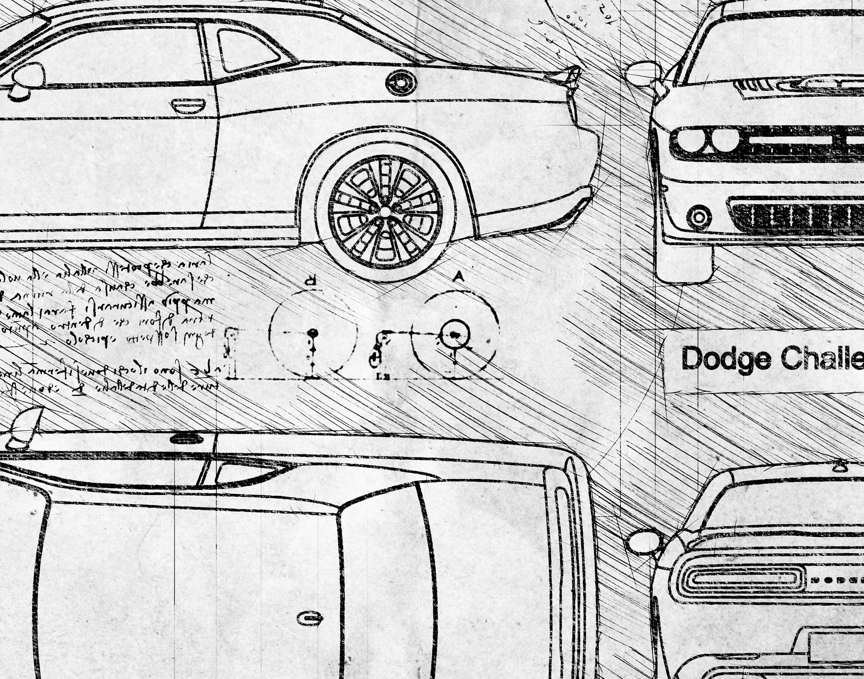 New Dodge Challenger drawing  Car drawings Car art Car cartoon
