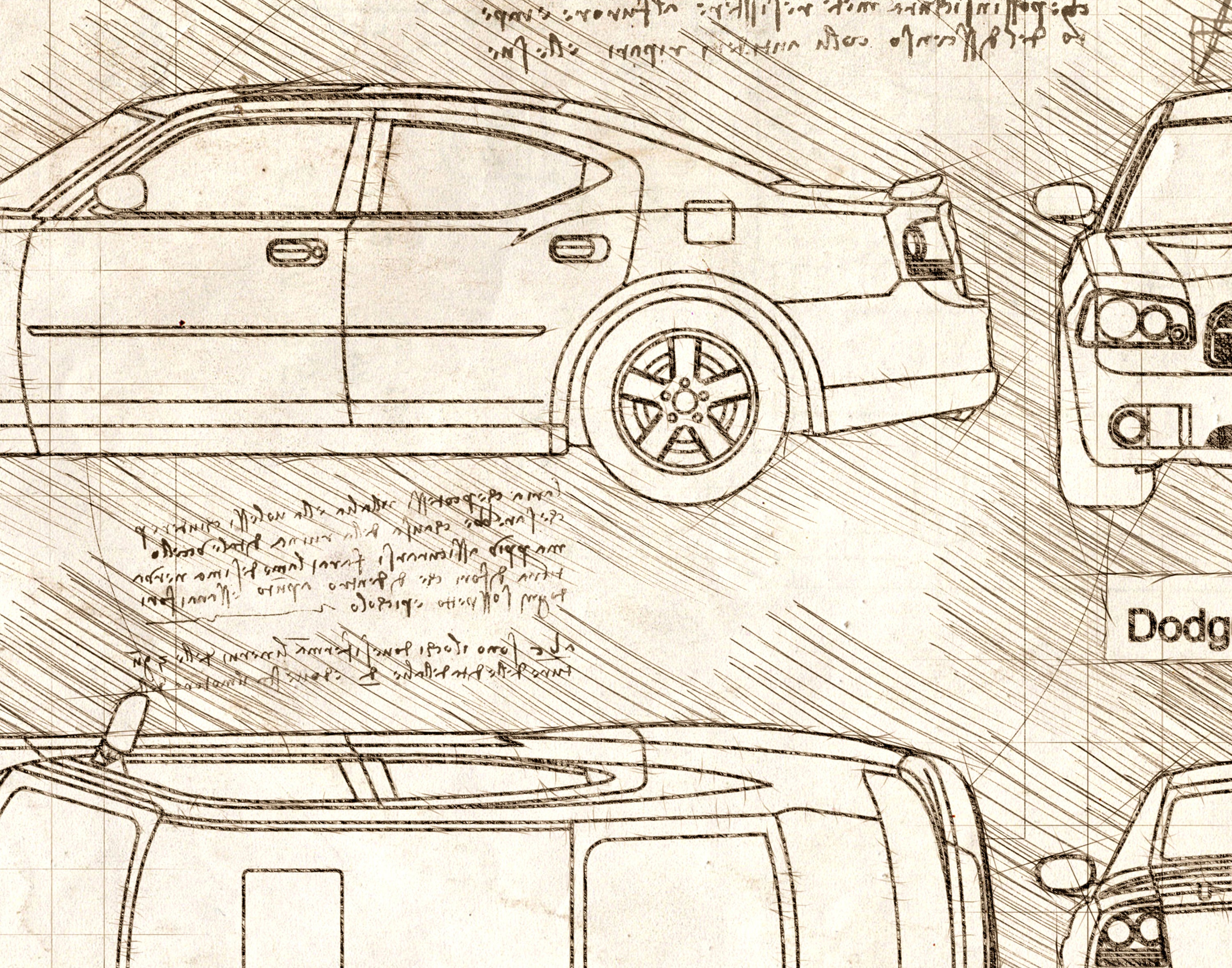 Dodge Charger Sketch  nitr01768  Flickr